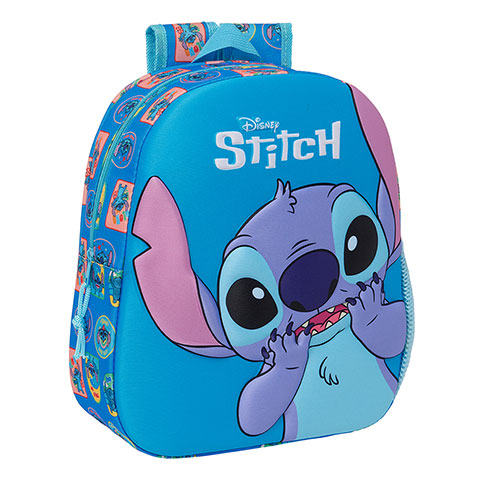 Sac à dos 3D - 33 x 27 x 10 cm - Stitch - Disney