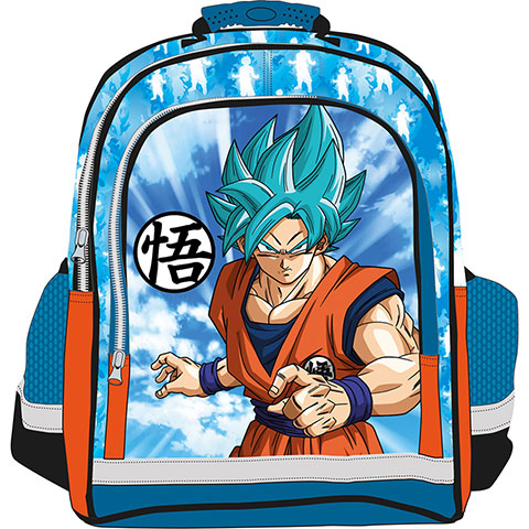 Sac à dos double poche Goku super Saiyan - Dragon Ball Super