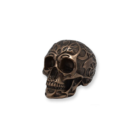 Crâne Tribal Skull en finition Bronze (modèle S)