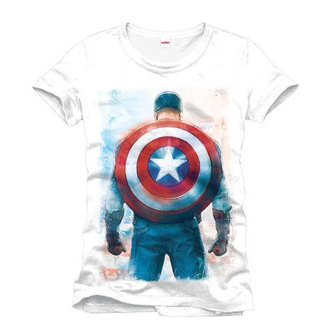 T-shirt Captain America Gear - Marvel