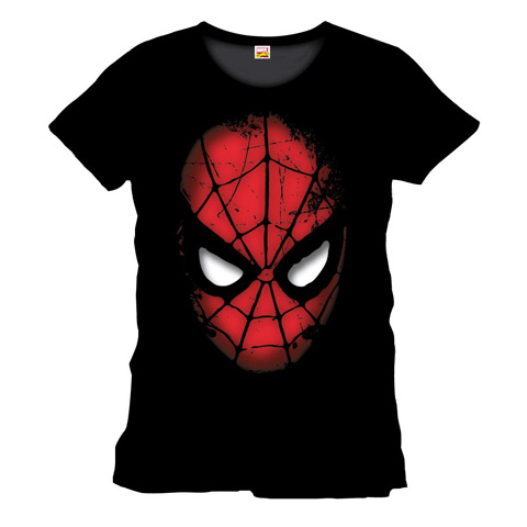 T-shirt visage Spiderman - Marvel