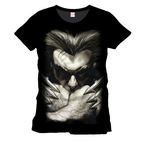 T-shirt visage Wolverine - Marvel