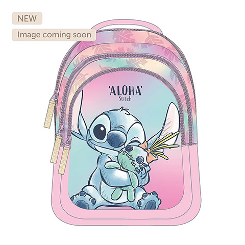 Sac à dos 2 compartiments Stitch - Énergie sauvage - Lilo & Stitch