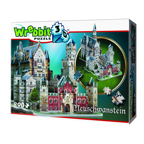 Château de Neuschwanstein - puzzle 3D Wrebbit