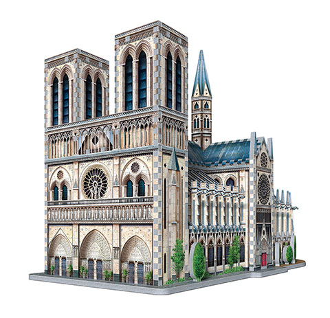 Cathédrale Notre-Dame de Paris - puzzle 3D Wrebbit