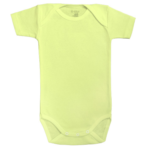 Body bébé manches courtes - Coton - Vert pistache