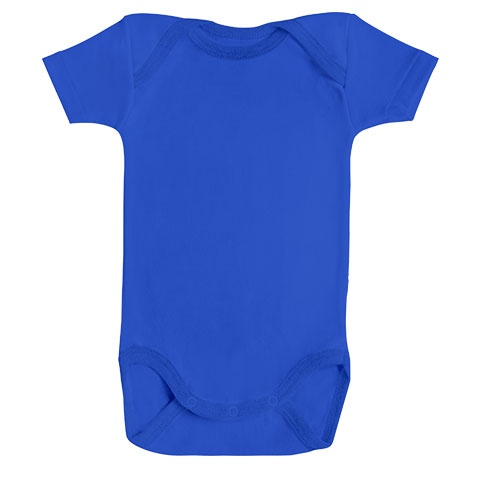 Body bébé manches courtes - Coton Bio - Bleu foncé